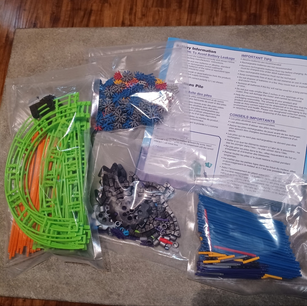 K'Nex 51438 TYPHOON FRENZY ROLLER COASTER BUILDING SET Building Kit - Picture 8 of 8